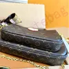 Multi Pochette Borsa a catena Designer di lusso da donna 3 pezzi Borse a tracolla Mahjong Fiore in pelle 3 pezzi Frizione a tracolla Due buste staccabili Borse w3mH u8EK #