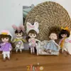 Bambole 112 Bjd 12cm Ob11 Princess Dress Up Cute 20 Giunti mobili Munecas Giocattoli per ragazze Regalo per bambini Boneca 230427