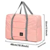 Duffel Bags Travel Bag Women Outdoor Camping Handbag Luggage Storage Accessories Phrase Pattern Foldable Zipper Toiletries Organizer