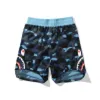 New A Bathing Ape BA PE Camo Shark Shorts Side Beach