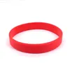 Design simples Pulseira de silicone colorida Pulseiras de pulseira de pulseira