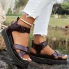 Kleid Schuhe Sandalen für Frauen 2023 Sommer Roman Platfrom Damen Sport Outdoor Mode Damen Casual Plus Größe