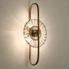 Lâmpada de parede vintage de decoração de led moderno lenha aplique braço swing luz de banheiro antigo iluminação inteligente