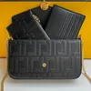 Luxurys Designer Woc Crossbody Bagsメンズ本物の革の財布とハンドバッグポシェットショルダーバッグ3ピースレディースクラシックフラップエンベロープチェーンクラッチサッチェルトートバッグ