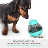Zabawki Benepaw Tumbler Treat Ball for Dogs Distinging Bezpieczne interaktywne pies zabawki trening zwierzaka Regulowany szczelność IQ IQ Puzzle