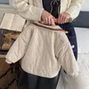 Manteau d'hiver en duvet pour enfants, Parkas en coton rembourré, épais et chaud, vêtements d'extérieur réversibles pour enfants, veste à rayures à col tournant pour tout-petits 231128