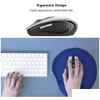 Mouse 2.4Ghz Mouse ottico wireless USB con ricevitore Portatile Smart Sleep Risparmio energetico per computer Tablet Pc Laptop Desktop Bianco Dr Dh8Gu