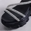 Sapatos de verão feminino areia cunha Flats sandálias grossas altura aumentando feminina feminina salto alto sapatos Sandles d2h37