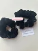 2023 fashion velvet hair rubber band metal 2C hairtie classical Scrunchies luxuryed accessries with parper vip.card