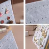 Jewelry Pouches Earring Jewellery Display Black Grey Holder Stand Storage Case Box Quality Organizadores Shelf Show Home Store Decoration