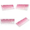 لوحات المفاتيح Redragon K576W GP Daksa TKL لوحة المفاتيح الميكانيكية السلكية 87 مفاتيح التدرج PBT Keycap Switch Red Pink 231117 Drop Compu DH5OL