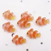 Decorative Objects 10pcs Colorful Resin Fish Crab Seahorse Squid Styles Ocean Animal Flatback Cabochon Scrapbook Craft DIY Accessory Decor Figurine 230428