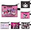 Fashion Kawaii Pink Purple Kuromi Portamonete Accessori per borse con cerniera per monete di grande capacità 25 stili