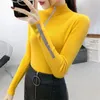 Frauen Pullover Unterwäsche Herbst Winter Schlank Strass Pullover Top Pullover Koreanische Mode Tops 2023 Frau Rollkragen