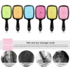 Hair Brushes Tangled Hair Comb Detangling Hair Brush Massage Combs Hollow Out Wet Curly Hair Brushes Barber Comb Salon Hair Styling Tools 231128