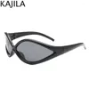 Occhiali da sole Sexy Cat Eye Donna 2023 Y2k Punk Occhiali da sole per donna Retro 2000 Steampunk Eyewear Shades UV400