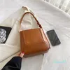 Bolsos de noche, monederos y bolsos de moda, diseñador para mujer, 2023, bolso tipo cubo, marcas, hombro suave, bandolera, bolso de mano de cuero Pu, Shopper