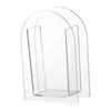 Vases 1 pièce clair fleur Vase moderne Transparent arc créatif centres de table esthétique Unique acrylique pour bureau à domicile