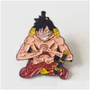 Cartoon Accessories Monkey D. Luffy Swordsman Hard Enamel Pin Anime Collect Metal Brooch Fashion Unique Jewelry Gift Drop Delivery Bab Dhlh0