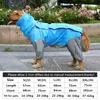 Ranquers de gros vêtements pour chiens arc arc-de-t-il imperméable pour chiens combinaison rain cape animal de compagnie pour les gros chiens veste à capuche poncho pour animaux de compagnie à sauts 6xl