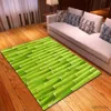 Tapetes 3D Bambu Impresso Tapete Entrada Corredor Porta Tapete Anti-Slip Quarto Cozinha Banheiro Tapete Sala de estar Decoração de Casa