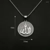 Pendentif Colliers POTCET Neutre En Acier Inoxydable Religieux Lettre Symbole Titane Collier Géométrique Mode Hip Hop Bijoux De Fête