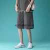 Mäns shorts sommar i corduroy mode retro casual streetwear löst rak dstring mens s-2xlephemeralew