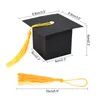 Graduation Félicitation Cadeau Diy Bonbons Gâteau Emballage Boîtes Bachelor Cap Boîte Surprise pour Fils/Fille Diplômé Fête 5/10P