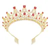 Corona piena di diamanti Copricapo da sposa Fascia per capelli da sposa Copricapo per feste Corona Corona Corona