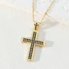 Pendant Necklaces Luxury Women Cross Necklace Aesthetic Christian Casual Collar Choker Religious Clavicle Classic Fashion Jewelry