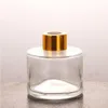 50ml 100ml 150ml 200mlクリアな空の部屋の香りのリードディフューザーガラスボトルラウンドラグジュアリー100ml send by UPS/Ocean Express SRMRM