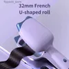 Kıvırcık Ütüler 32mm Rulo Saç Salla Demir Mor Curling Wand Professional 2 Namlu Kıvırcık Demir Saç Kıvranı Kısa Saraşım Düzenleme Araçları Q231128