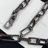 豪華な黒チェーンブレスレットボーイフレンドクリスマスギフトブランドジュエリーネックレスDainty Flower Charms Youth Chain Chain Bracelet Designer Mens Cuban Pure Titaniumチェーン