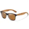 Sunglasses Real Wooden Polarized Bamboo UV400TAC Lens Anti-ultraviolet And Anti-glare