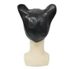 Masque de fête Bunny Fun Head Set Halloween Catwoman demi-visage masque en latex GC2477