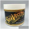 Pomades Waxes Strong Styling Suavecito Pomade Restoring Hair Wax Skeleton Professional Fashion Hairs Mud For Salon Hairstyle Drop Deli Dhbvz