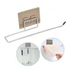 Kitchen Storage Non-perforated Stainless Steel Lazy Cloth Holder Disposable Paper Towel Hanger