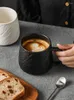 コーヒーポットシンプルなセラミックウォーターカップクリエイティブ大型大容量高品質の家庭用朝食ミルクカップルカップ