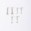 Dingle örhängen 6 st/set unik spade skiftnyckel droppörhängen för kvinnor silver färg geometri smycken tillbehör 17906