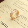 2023 Women Wedding Rings عالية الجودة 316L من Titanium Steel Jewelry