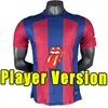 Version joueur ANSU FATI PEDRI maillots de football 23 24 LEWANDOWSKI GAVI ADAMA FERRAN RAPHINHA 2023 2024 Barcelone F. DE JONG DEST DEMBELE Spécial TER STEGEN