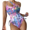 Da bagno da nuoto da bagno rosa infranello perizoma sexy davanti a costumi da bagno su costumi da bagno cavi monokinis femminile