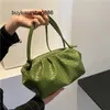 Bolso de mujer Botteg Venet Bolsa Nube tejida para mujer 2023 Nueva edición coreana Estilo cruzado de moda y occidental Textura de un solo hombro