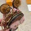 Schlüsselanhänger, Schlüsselanhänger, Geldbörse, Designer-Tasche, Mini-Geldbörsen, Damen-Kette, Umhängetaschen, flauschige Eulen-Geldbörsen, niedliche Geldbörse für Kinder, Geschenke, Herren, Schlüsseltasche