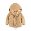 Down Coat Children Winter Fleece Outdoor Jackets voor jongens Hooded Warm Kids Boy Outerwear Windscheper Autumn Casual Baby Coats Kleding 231128