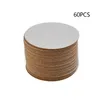 Table Mats 10cm Cork Coasters Anti-Slip Backing DIY For Sheets Wood Color Durable High Quality