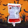 Storage Bottles 10Pack Halloween Blood Bag For Drinks Reusable Container Juice Prop 28ED