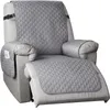 Chair Covers 1 Seat NonSlip Recliner Cover Sofa Slipcover Reversible Pet Protector Couch 231127