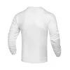 Suéteres para hombre, Tops holgados, camiseta de manga larga de Color sólido para otoño e invierno, textura de gofre para fondo informal con cuello redondo