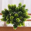 Decorative Flowers & Wreaths 30Pcs/Bundle Fake Green Plant Artificial Plastic For Home Table Wedding Christmas Diy Candy Gift Box
